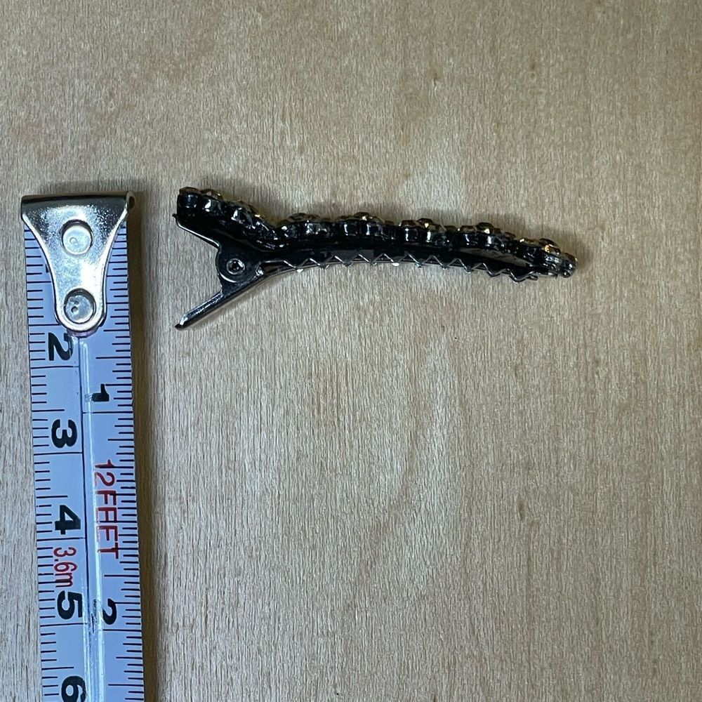Vintage 90’s rhinestone hair clip and pin - Picture 6 of 10
